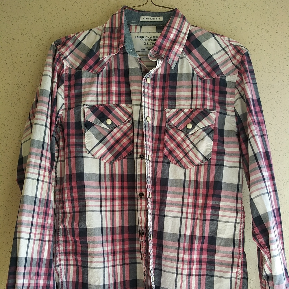 American eagle pearl snap